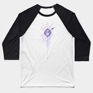 Cyberpunk circuit Baseball T-Shirt